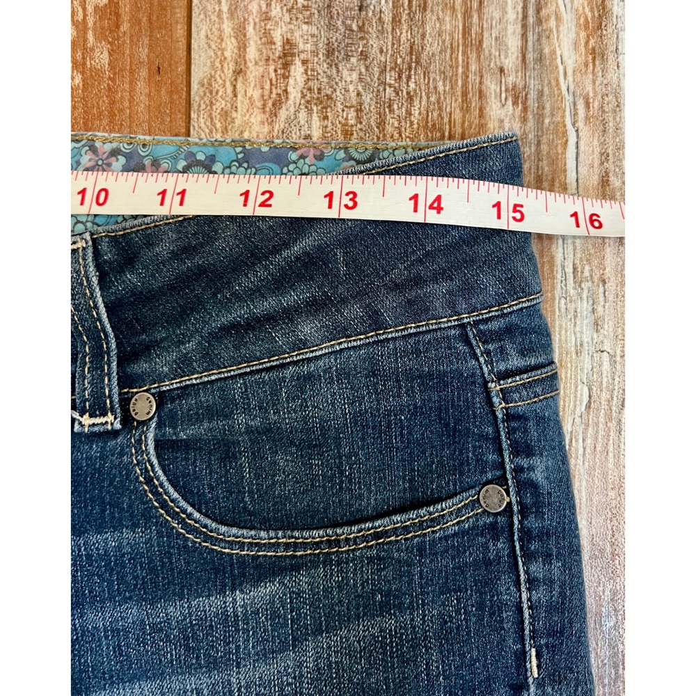 Paige Hidden Hills Bootcut Jeans Women's 29 Dark Wash Mid Rise Stretch Denim - Picture 7 of 13